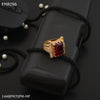 Freeme Red stone ad ring design for men - FMRI96