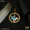Freemen Shree gwal krishna pendant with mina for Men - FMP54