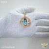 Freemen Shree gwal krishna pendant with mina for Men - FMP54