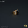 Freemen Black stone with ad golden ring for men - FMRI87