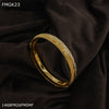 Freemen Jaguar rhodiam V gold plated Kada- FMGK23