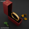 Freemen Ad open gold plated Kada- FMGK25