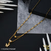 Freemen One Line butterfly Design mangalsutra - FWGM79