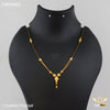 Freemen One Line Golden ball Design mangalsutra - FWGM80