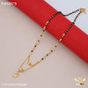 Freemen One Line butterfly Design mangalsutra - FWGM79