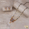 Freemen 1gm Stunning Mangalsutra With Earring for women - FWGM031