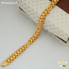 Freeman Elegant 4 Diamond shape Golden Bracelet for Men- FMB07
