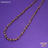 FreemenCNC CAP black Golden Plated Rudraksha Mala - FM128