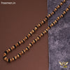 FreemenCNC CAP black Golden Plated Rudraksha Mala - FM128