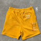 “World Tour” Mid Length Shorts (Yellow Gold)