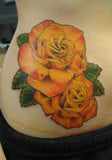 roses oranges tatouages