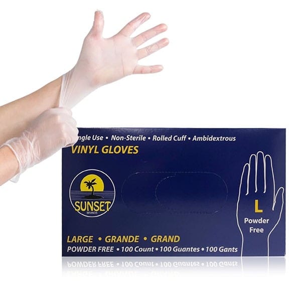 large vinyl gloves