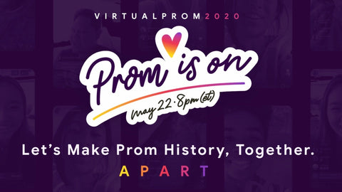 prom is on 2020 banner