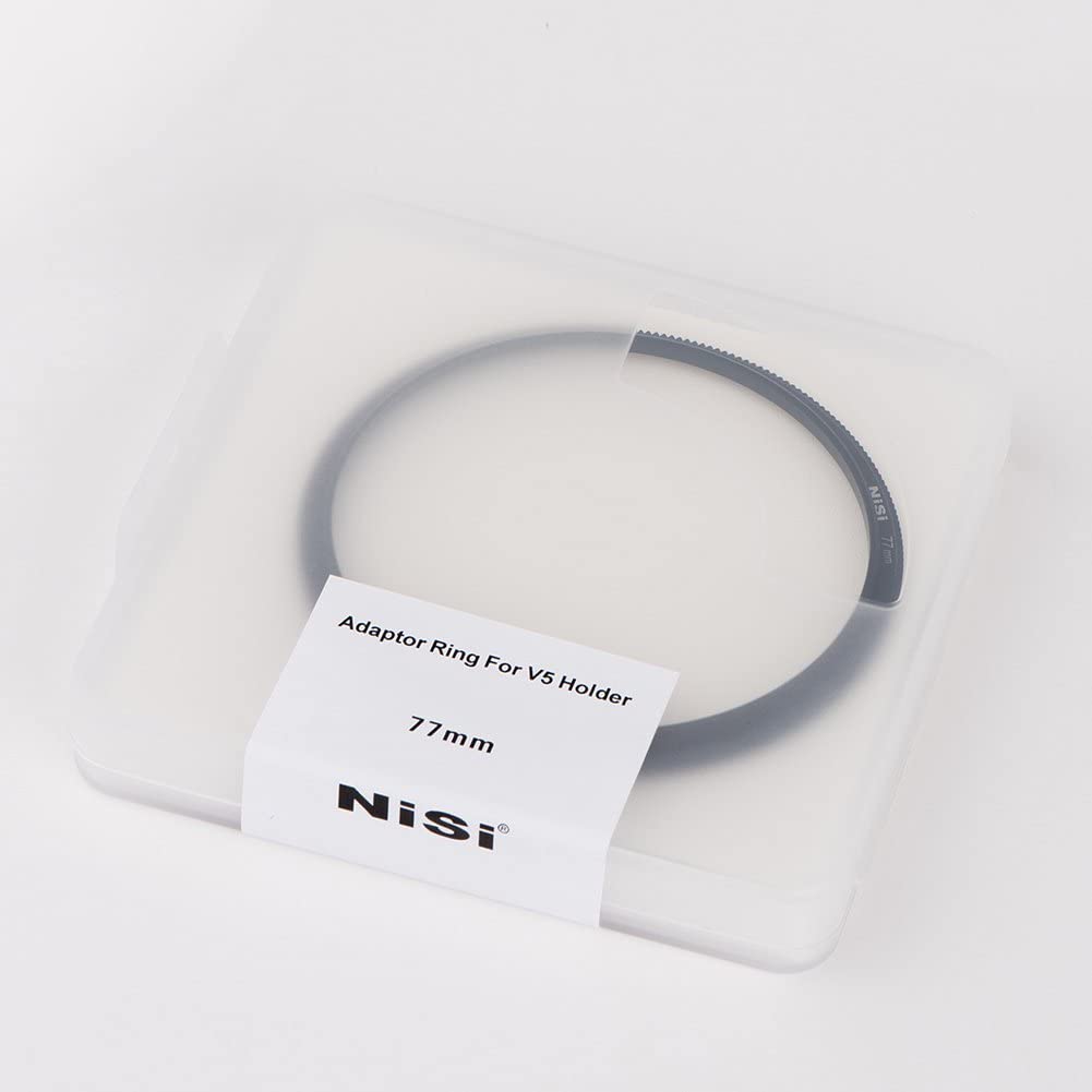 Black V5 PRO NiSi 77mm Adapter Ring for V5 NIP-V5-AD77 C4 Holders 