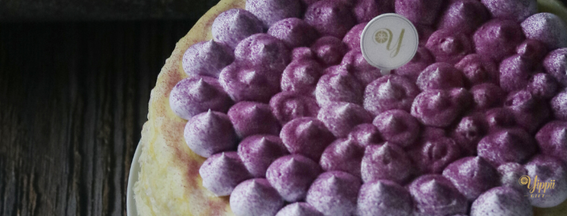 Yippii Gift Taiwanese JiuFen Purple Sweet Potato Mille Crepe Cake