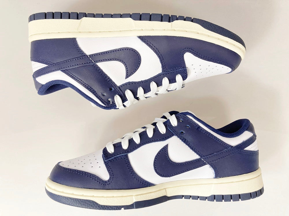 Nike Dunk Low ホワイト/ミッドナイトネイビー 304714 142-