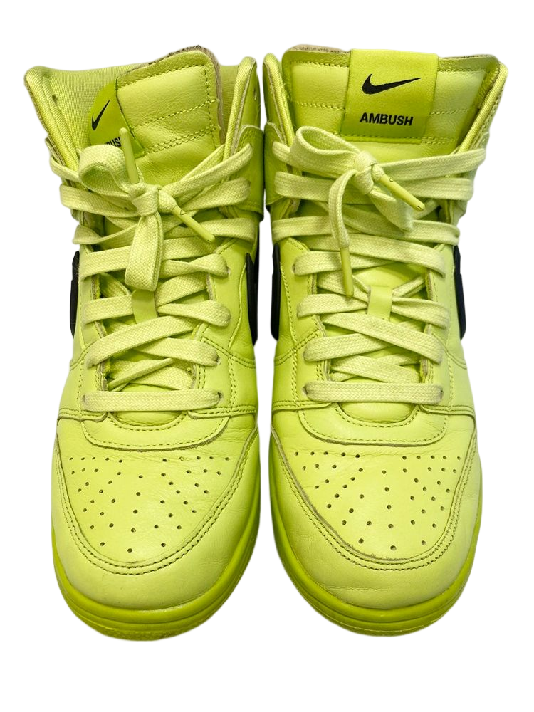 ナイキ NIKE DUNK HI/AMBUSH ATOMIC GREEN/BLACK FLASH LIME ダンク ハイ アンブッシュ  ライムグリーン系 蛍光イエロー系 蛍光グリーン系 シューズ CU7544-300 メンズ靴 スニーカー グリーン 25.5cm  101-shoes1082