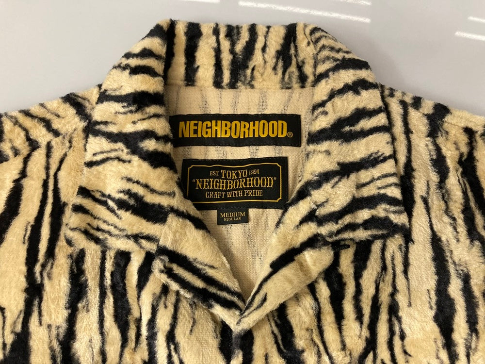 あらかじめ NEIGHBORHOOD - ネイバーフッド 19ss FUR R-SHIRT ゼブラ