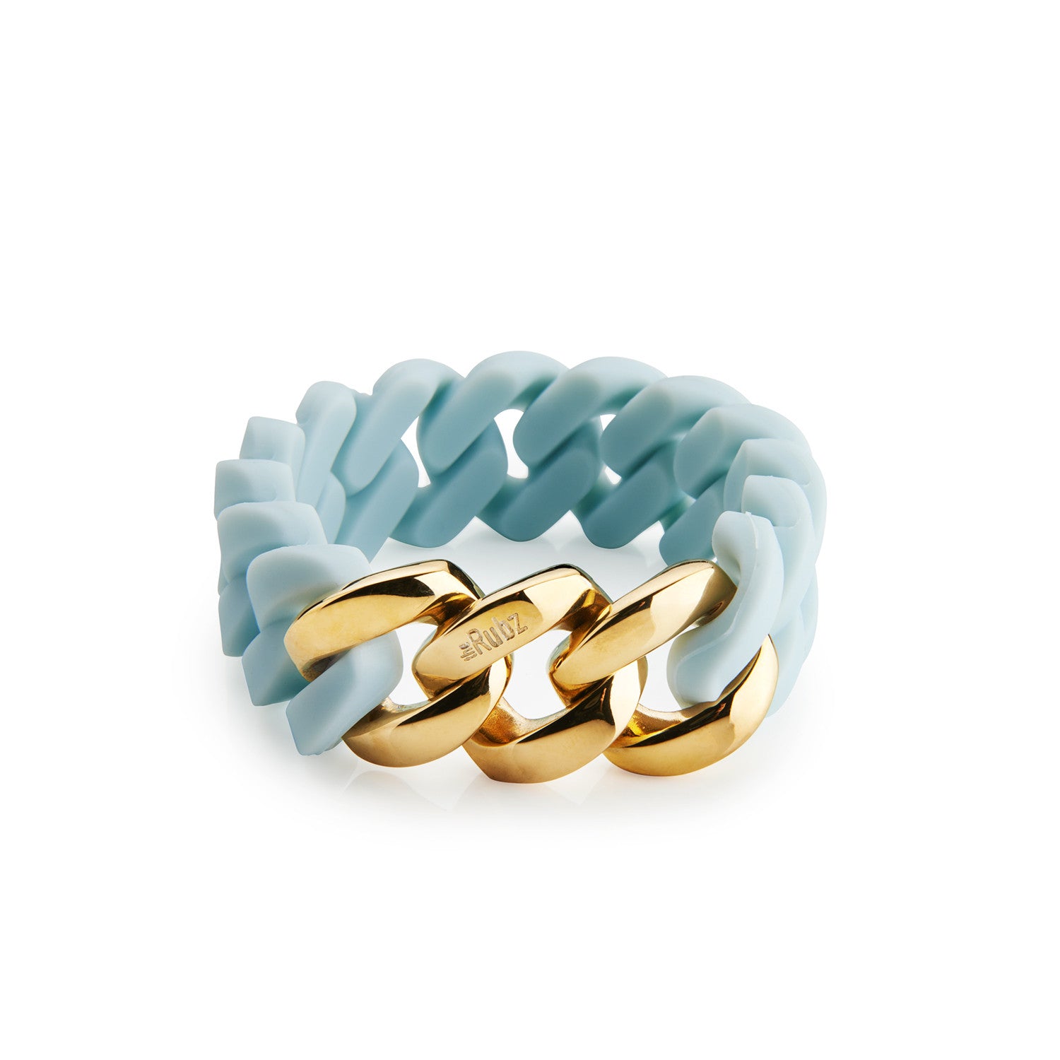 Rubz Baby Blue - Gold