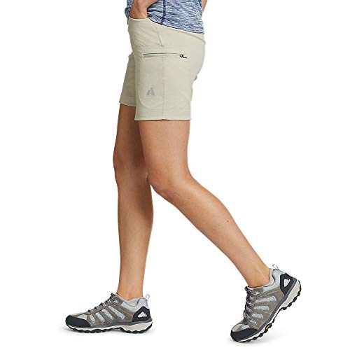 Eddie Bauer Women's Guide Pro Shorts, Pumice, 0, Petite - Nature tee