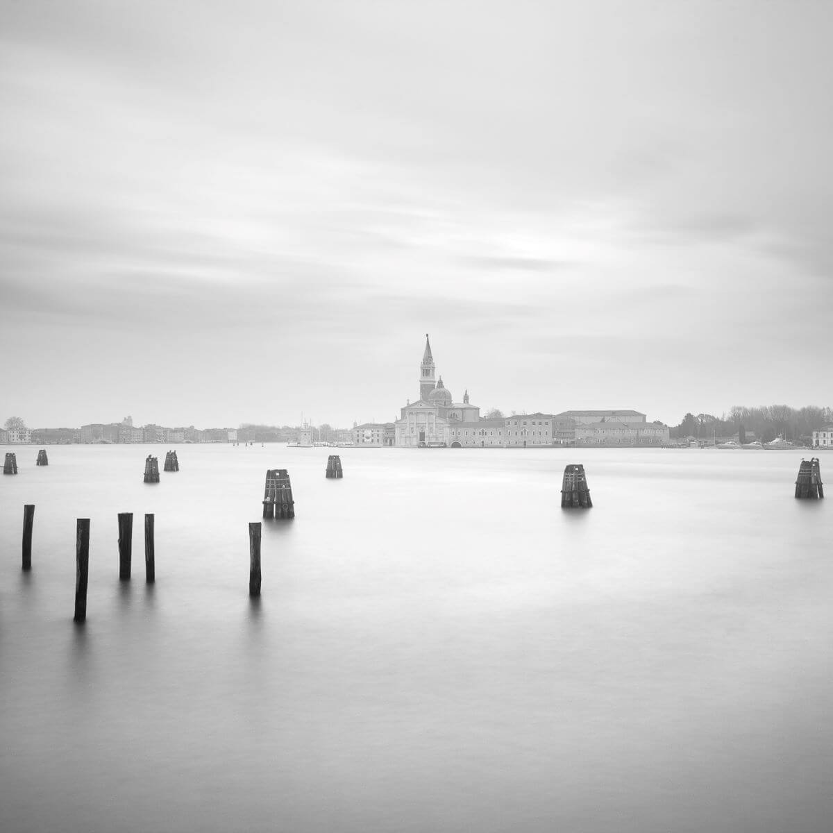 Schwarz-weiß-Fotografie Venedig