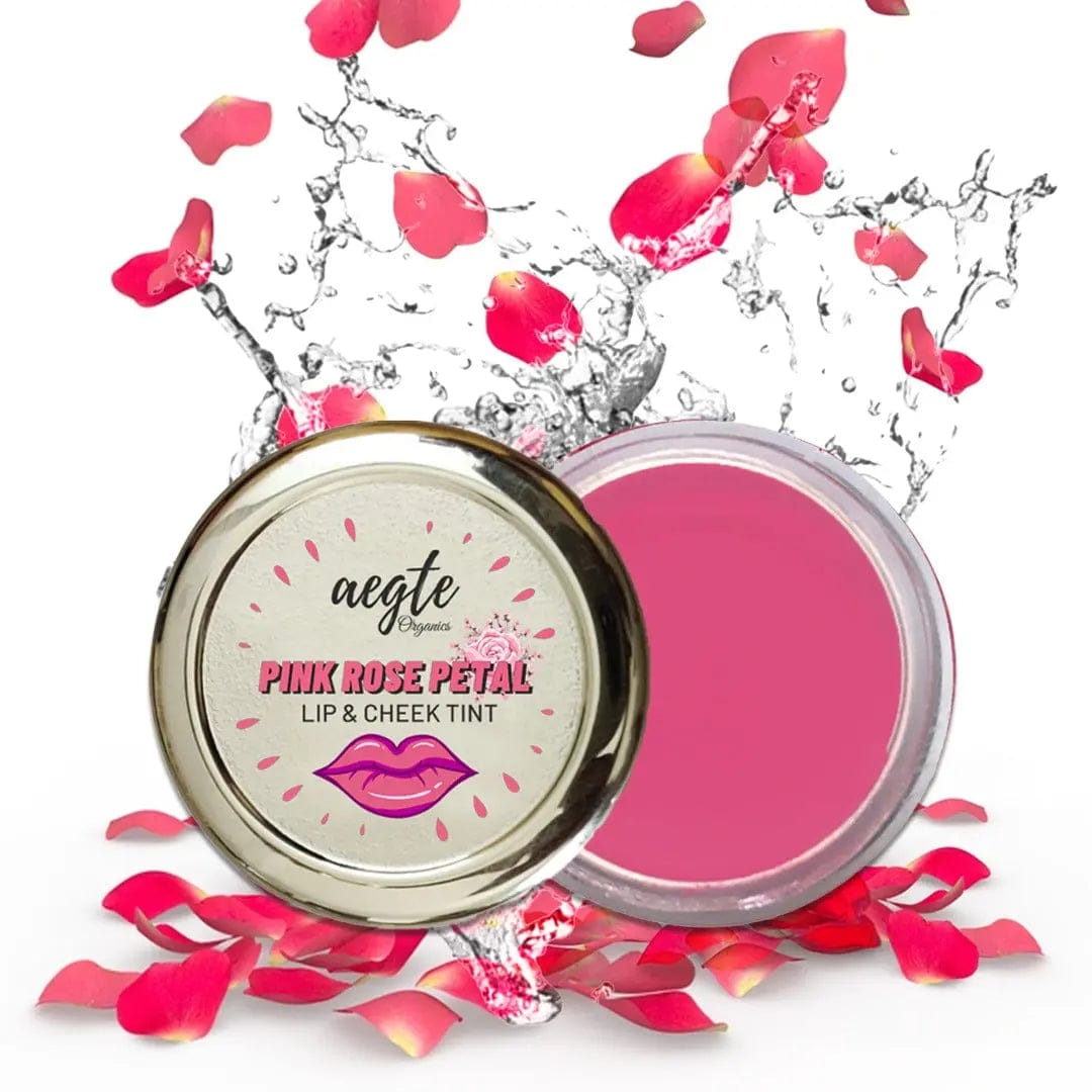 Aegte Pink Lip & Cheek Tint Lip Balm (100% Organic)