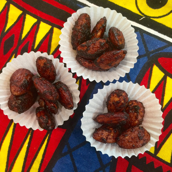 Organic honey Piri Piri almonds