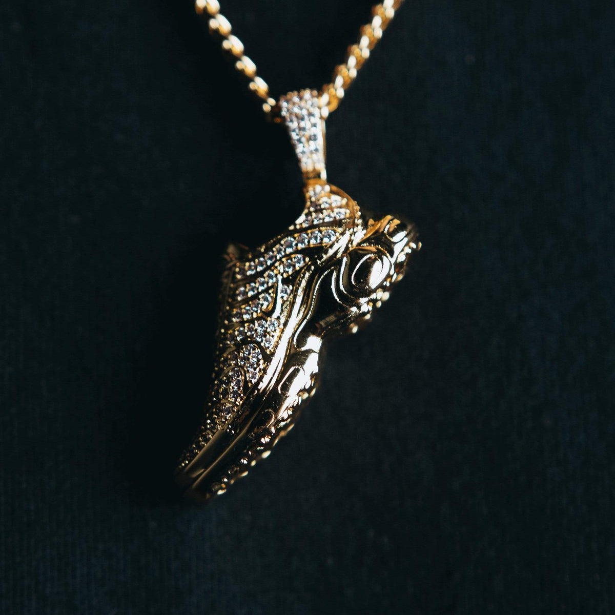 Gold TN Shoe Pendant– Jewellerykings