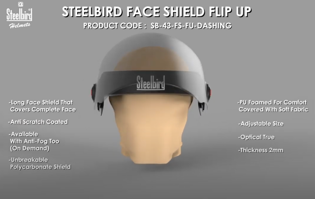 steelbird sb 43 face shield