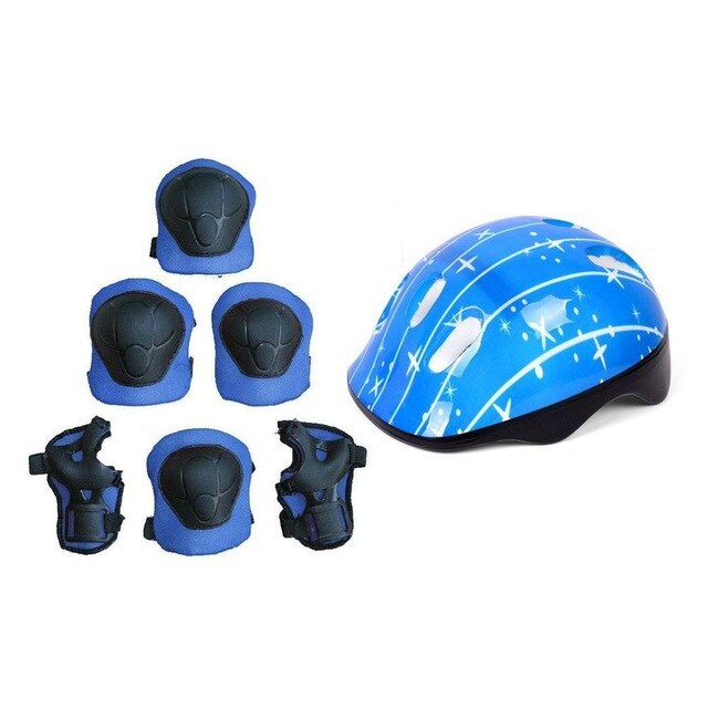 baby helmet and knee pads