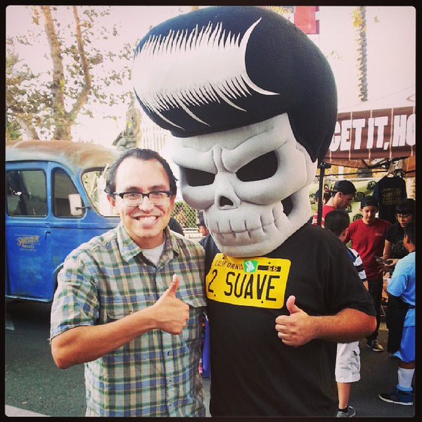 Suavecito Pomade Hanging Out In Down Town Santa Ana At The Day Of The Noche De Altaras Festival