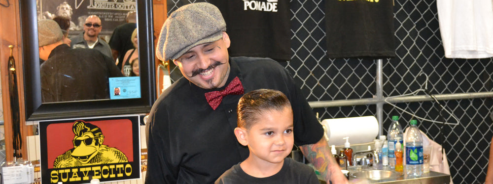Martin Carona, Owner of Hi-Rollers Barbershop, Suavecito Pomade Collaborator
