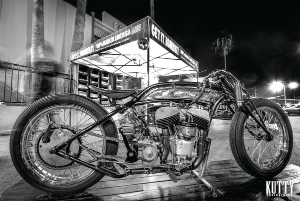 Suavecito Pomade Indian Board Tracker Motorcycle Project In Las Vegas