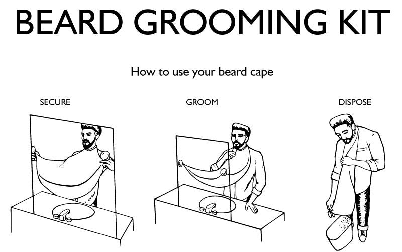 Beard Grooming Cape