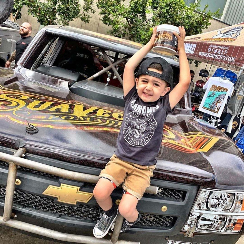 Kid On Trophy Truck