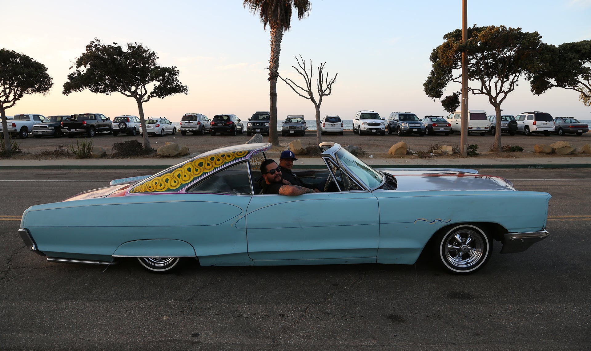 Our friend Mr. Rhythm in a hollywood top lowrider