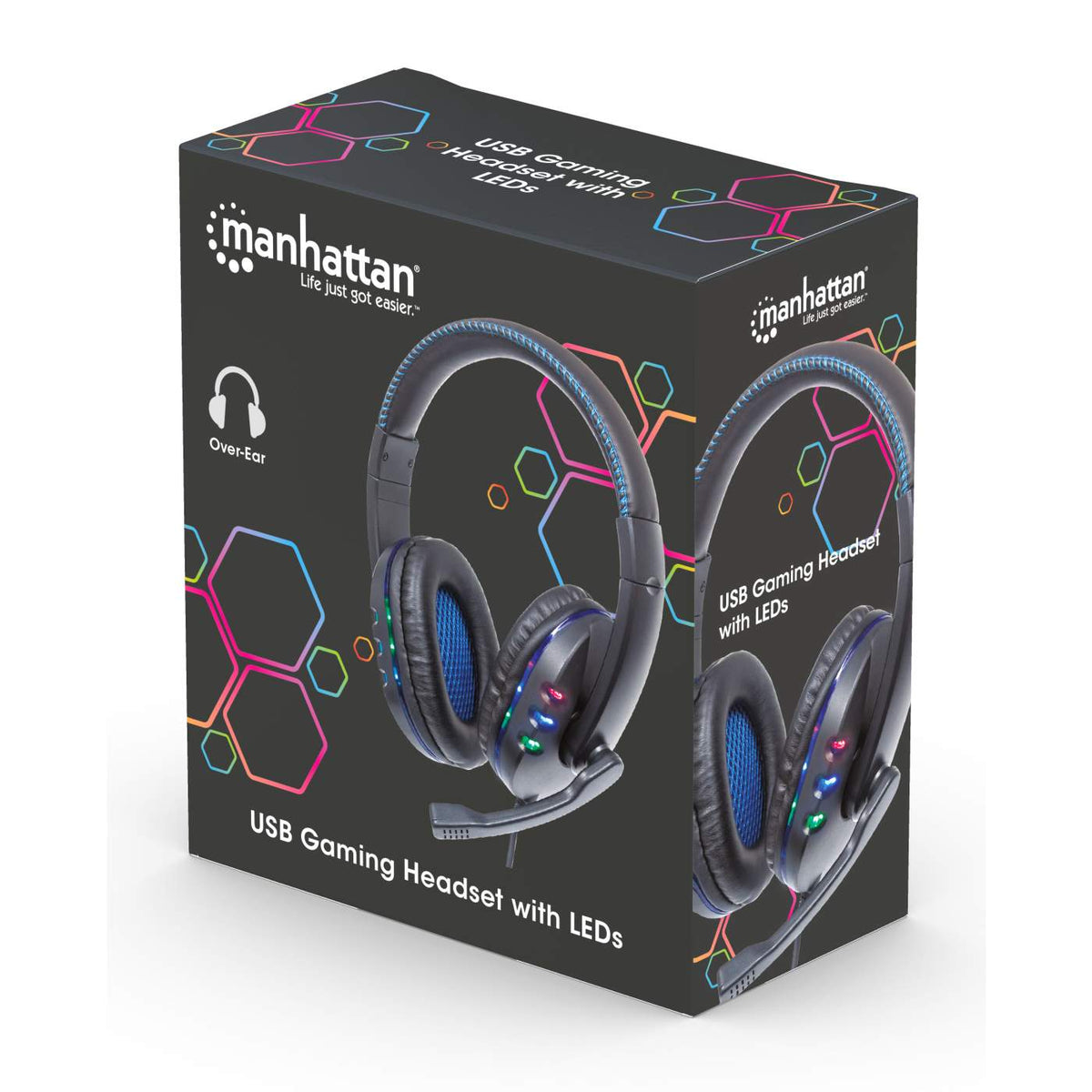 Structureel Specificiteit Italiaans Manhattan USB Gaming Headset with LEDs (176088)