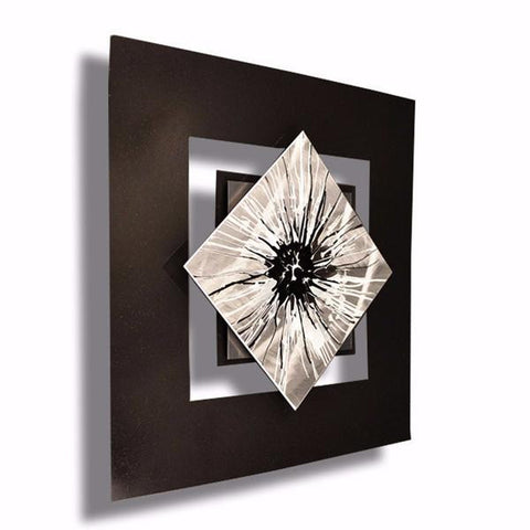 Perceptions Black And Silver Wall Art