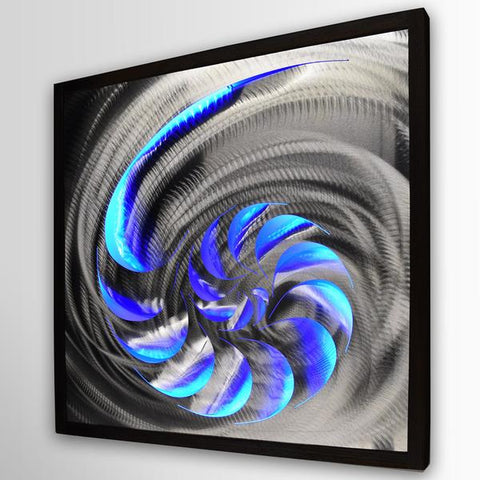 LED Wall Art With Blue Lights