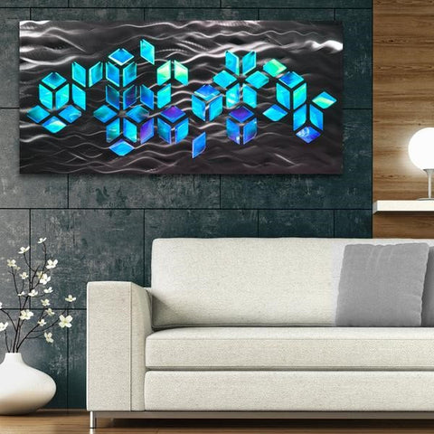Abstract LED Lighted Wall Art