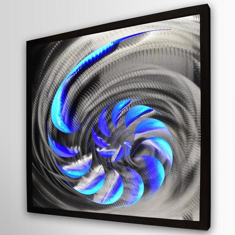 Ammonite LED Metal Wall Art