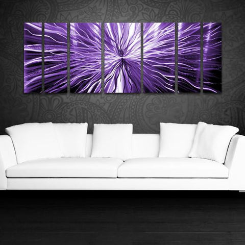 Wall Art Purple Cosmic Energy