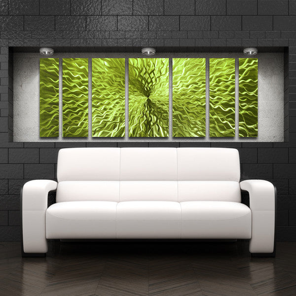 LIME GREEN WALL ART | House Design ideas