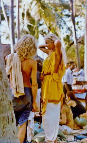 Ajuna Flea Markey Goa 1970s