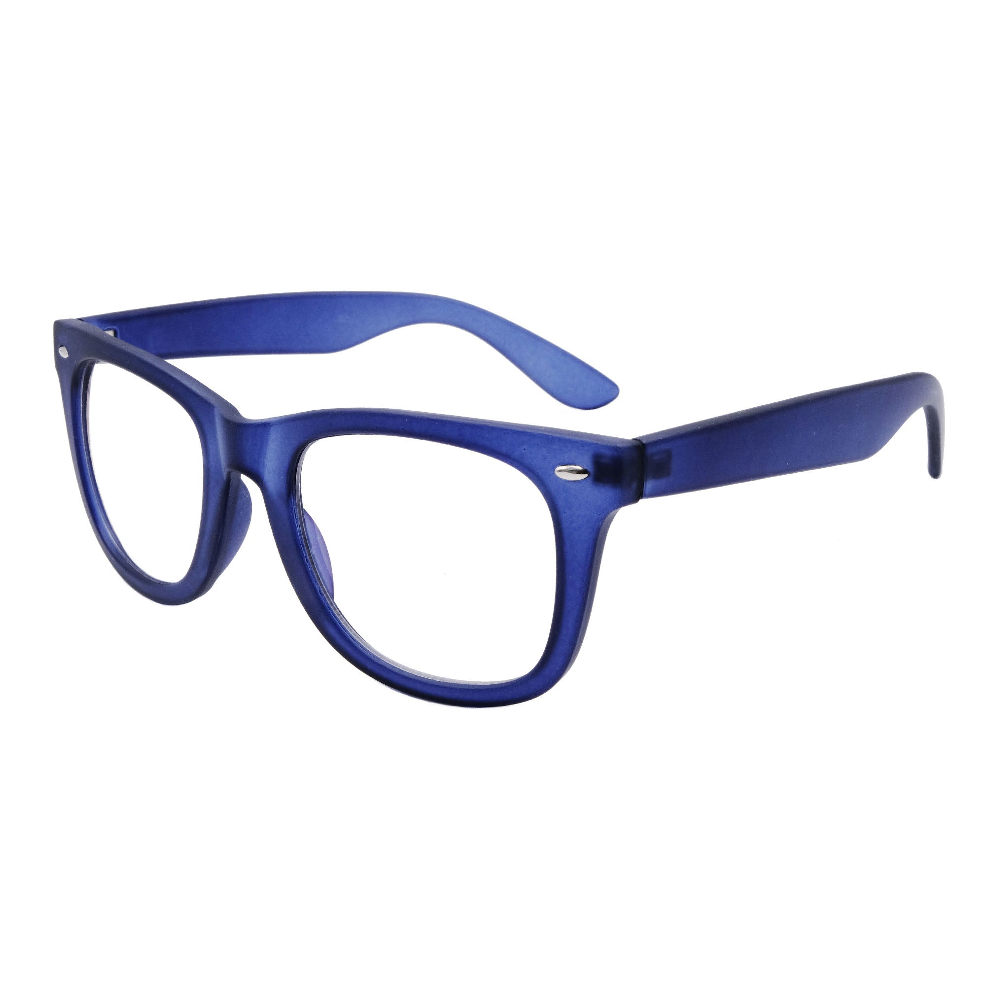 blue nerd glasses