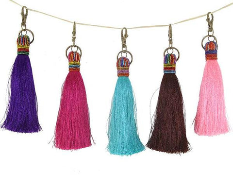 Beaded Tassel keychain