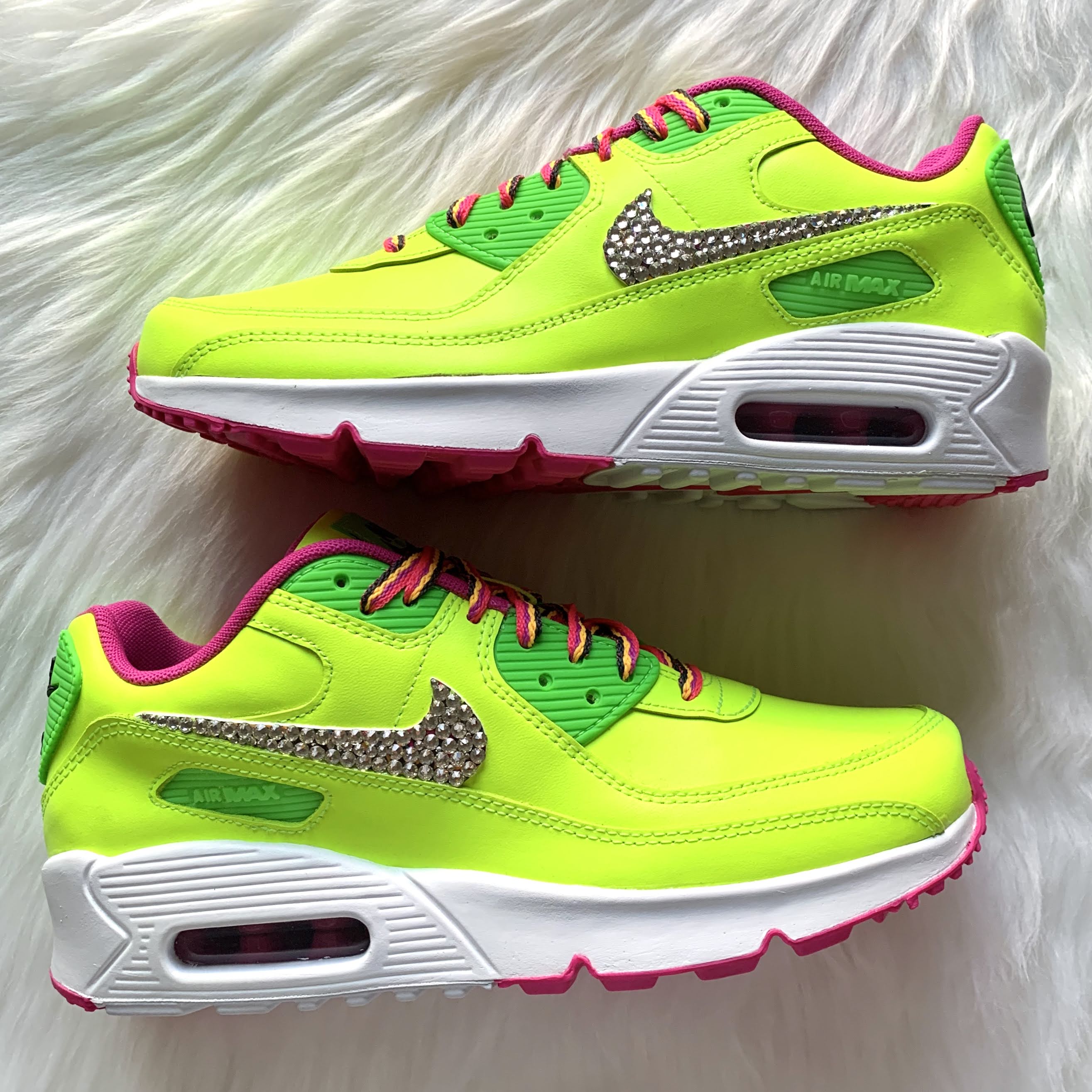nike with neon green