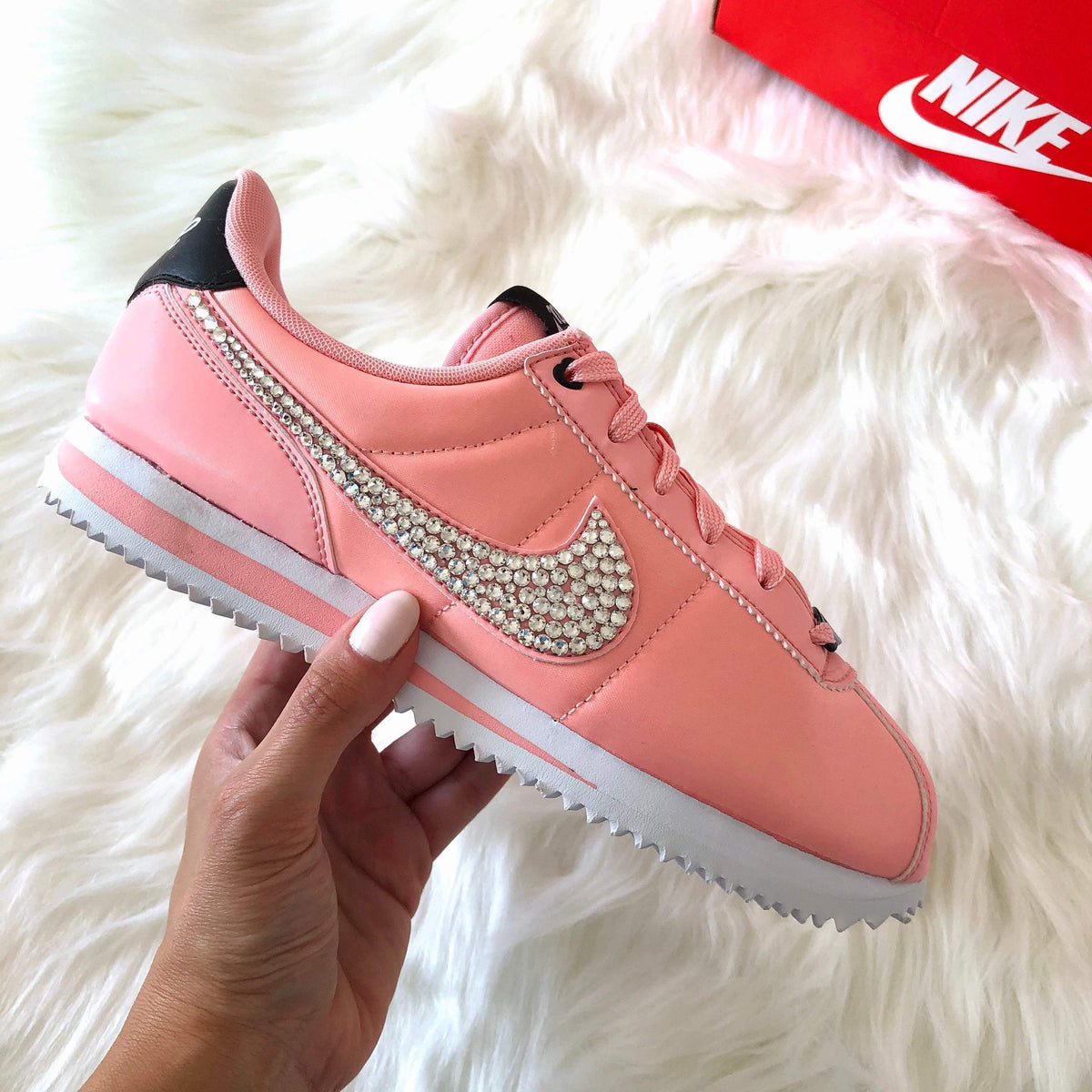 nike cortez swarovski