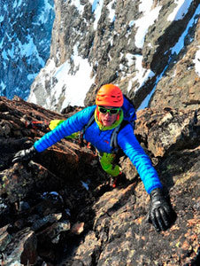 Mathieu Maynadier climbing