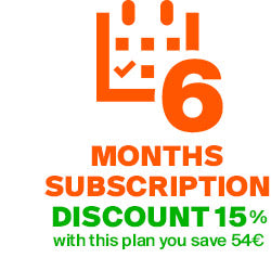 6 MONTHS SUBSCRIPTION PLAN